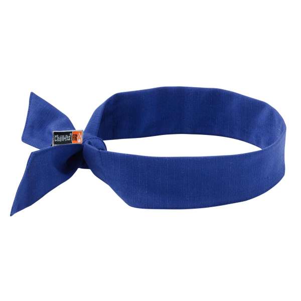 Chill-Its 6700FR Evaporative FR Cooling Bandana Headband - Tie Closure-eSafety Supplies, Inc