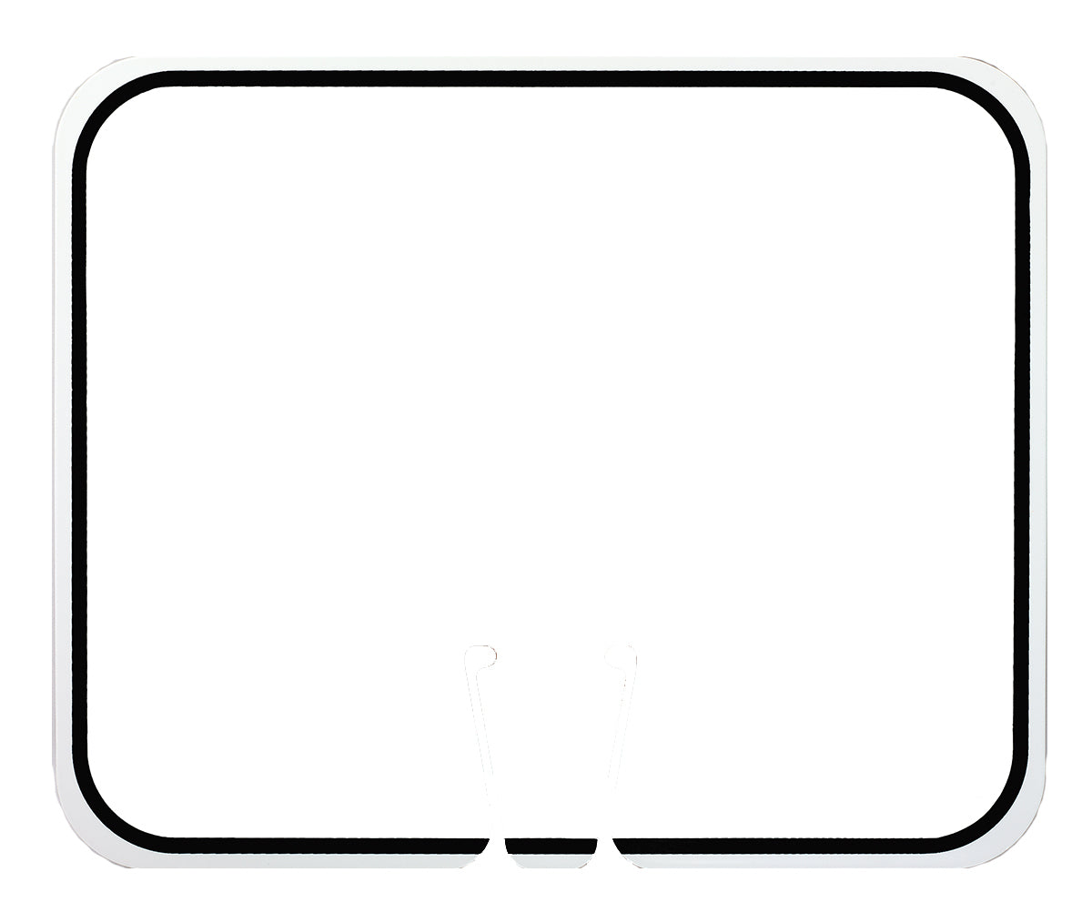 Cortina 10 1/2" X 12 1/2" X .1" Orange ABS Cone Sign-eSafety Supplies, Inc