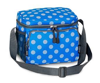 Everest Cooler Lunch Bag - Blue/White Dot-eSafety Supplies, Inc