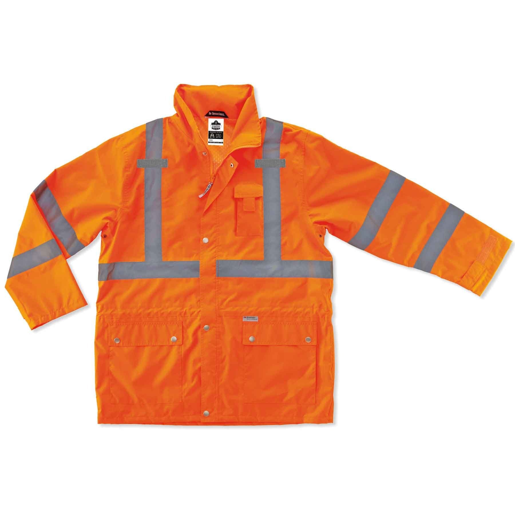 GloWear 8365 Type R Class 3 Rain Jacket-eSafety Supplies, Inc