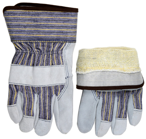 MCR Safety Prem Shldr Lthr Plm Kevlar Lined PE Cuff-eSafety Supplies, Inc