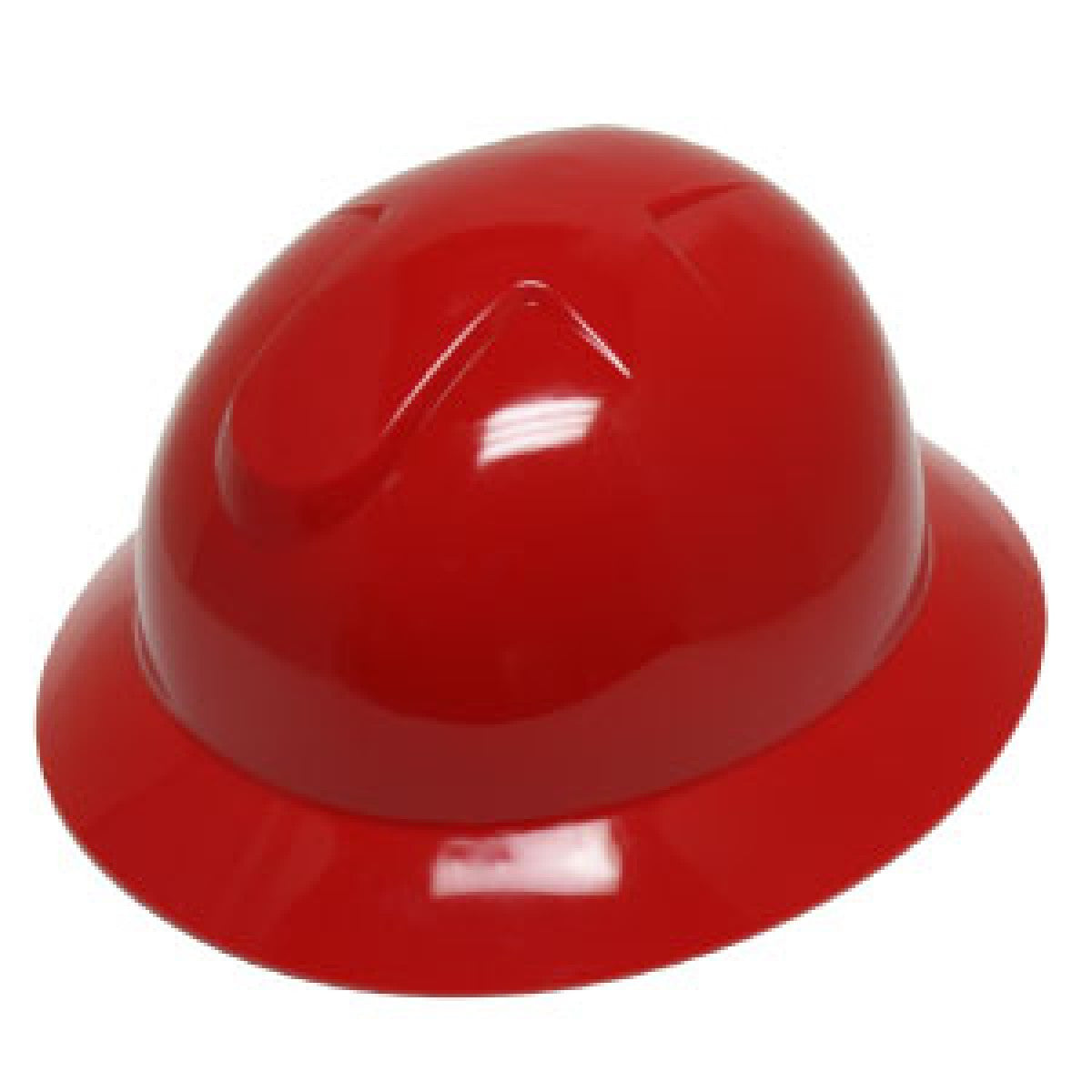 Durashell - Full Brim Hard Hat - Red-eSafety Supplies, Inc