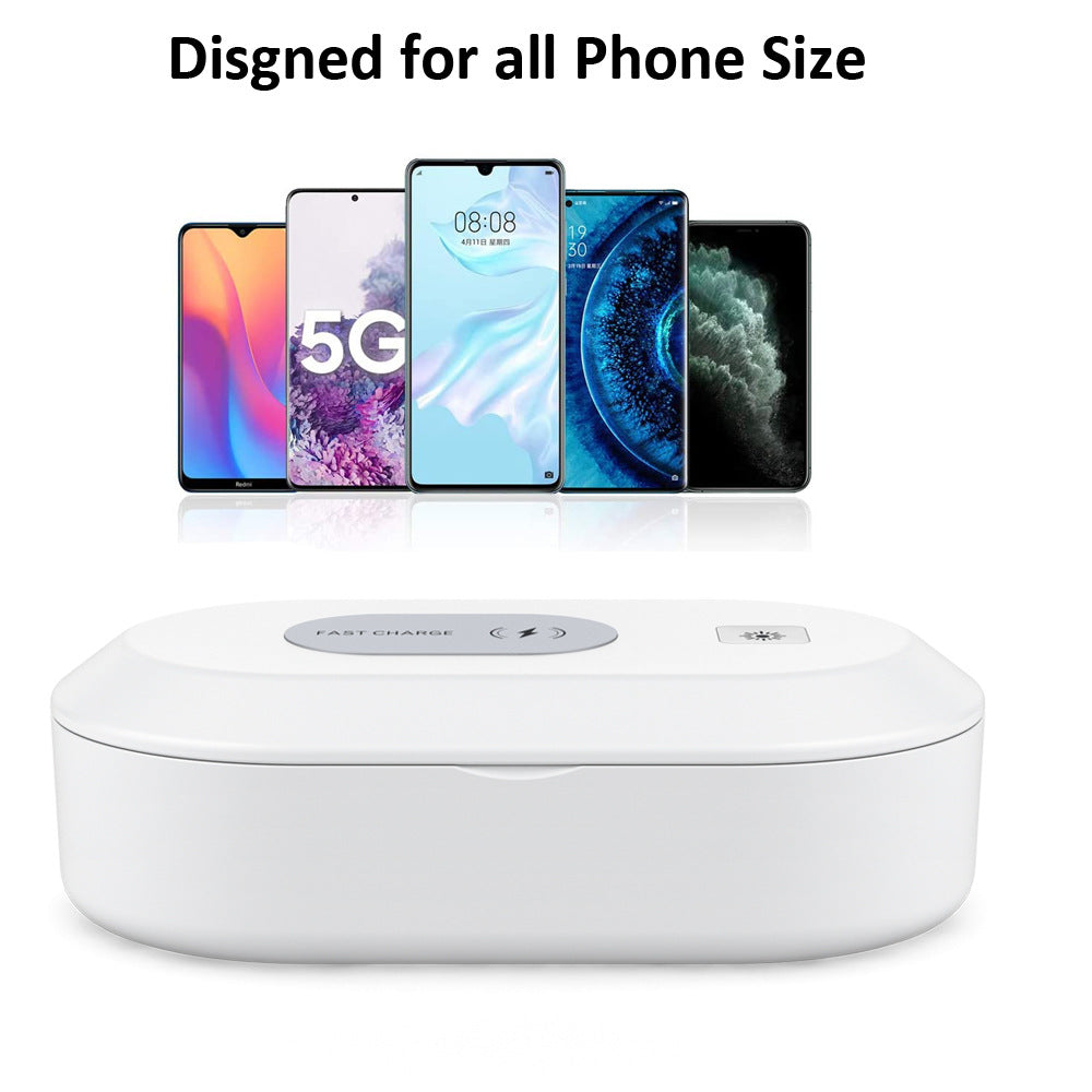 UV Light Phone Sterilizer & Mobile Phone Wireless Charging Box-eSafety Supplies, Inc