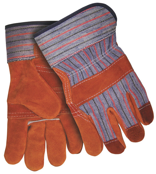 MCR Safety Russet Color Lthr Palm W/Rubberizd Cuff-eSafety Supplies, Inc