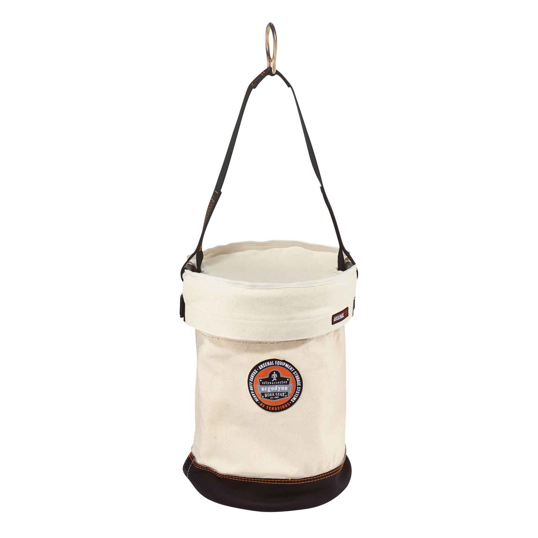 Arsenal 5760T Canvas Leather Bottom Bucket D-Rings with Top-eSafety Supplies, Inc