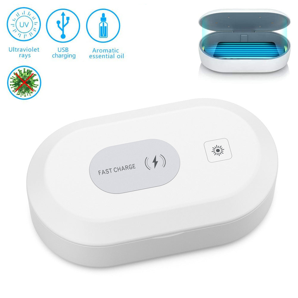 UV Light Phone Sterilizer & Mobile Phone Wireless Charging Box-eSafety Supplies, Inc