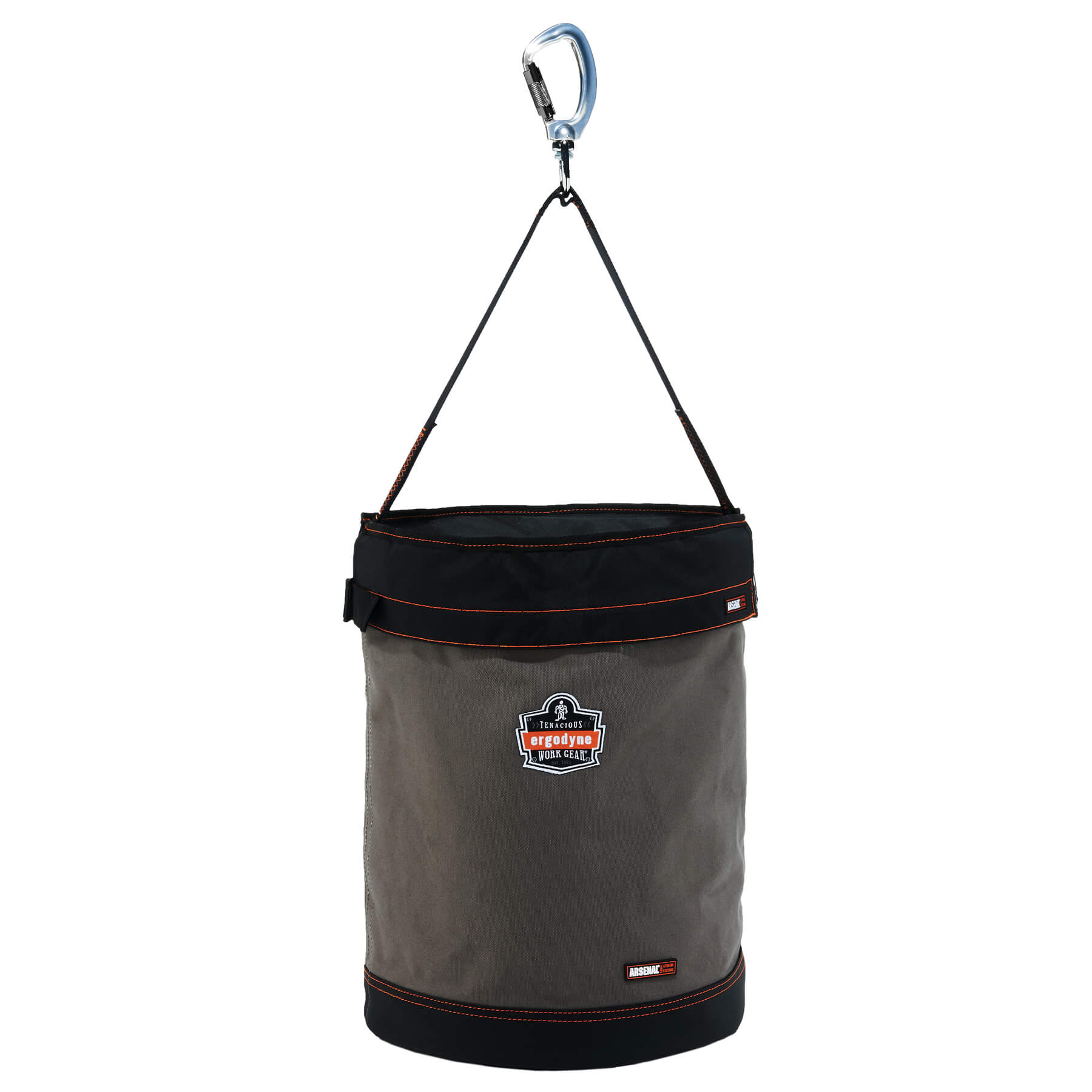 Arsenal 5945T XL Swiveling Carabiner Canvas Hoist Bucket + Top-eSafety Supplies, Inc