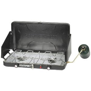 Stansport Two Burner-Piezo Igniter High Output 12,000 BTU-eSafety Supplies, Inc