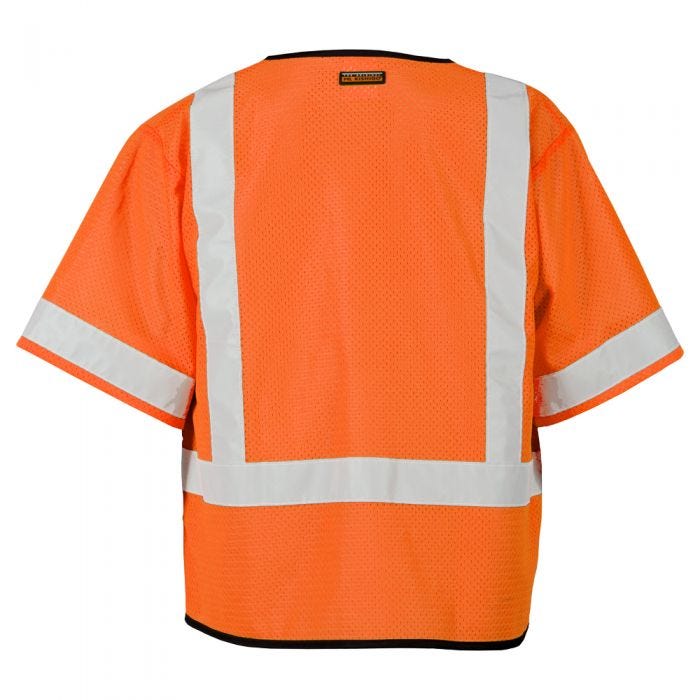 Kishigo Single Pocket Zipper Vest-eSafety Supplies, Inc