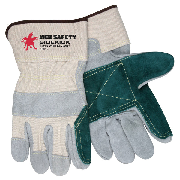 MCR Safety Side Double Leather Palm W/Kevlar-eSafety Supplies, Inc