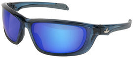 Crews - USS Defense Safety Glasses With Blue Frame and BossMan Lens