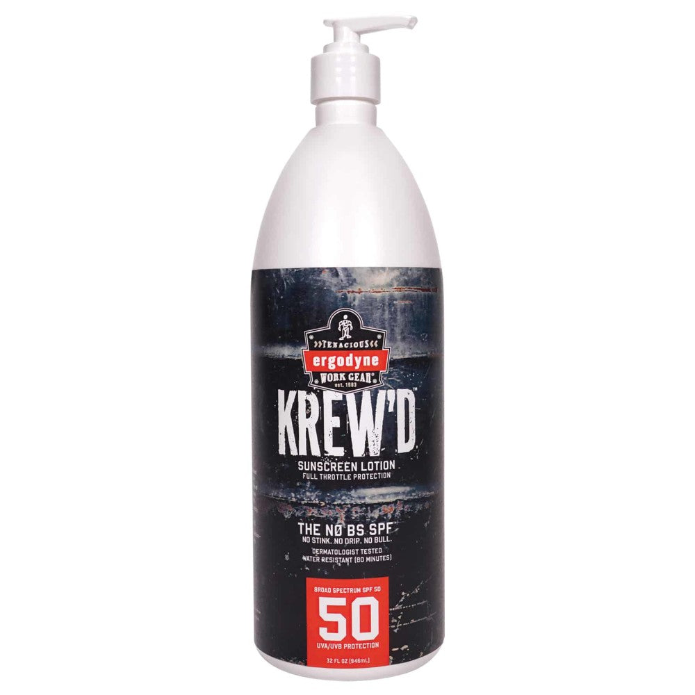 KREWD 6355 SPF 50 Sunscreen Lotion - 32oz-eSafety Supplies, Inc