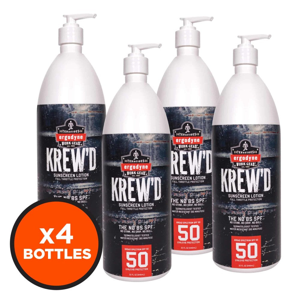 KREWD 6355 SPF 50 Sunscreen Lotion - 32oz-eSafety Supplies, Inc