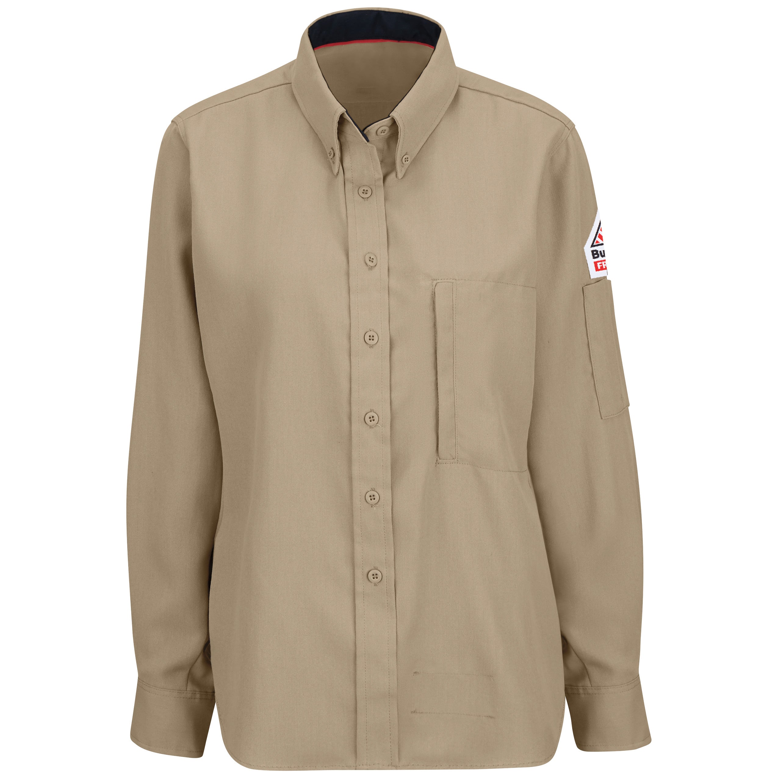 iQ Series® Women's Lightweight Comfort Woven Shirt with Insect Shield QS53 - Khaki-eSafety Supplies, Inc