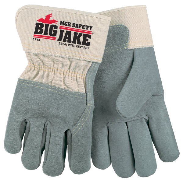 MCR Safety Big Jake 3/4 Leather Back W/Kevlar-eSafety Supplies, Inc