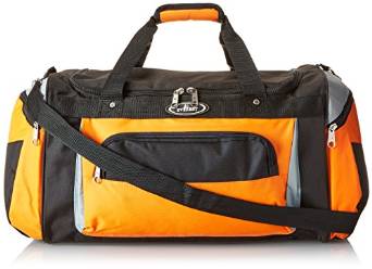 Everest-Deluxe Sports Duffel Bag - Orange-eSafety Supplies, Inc