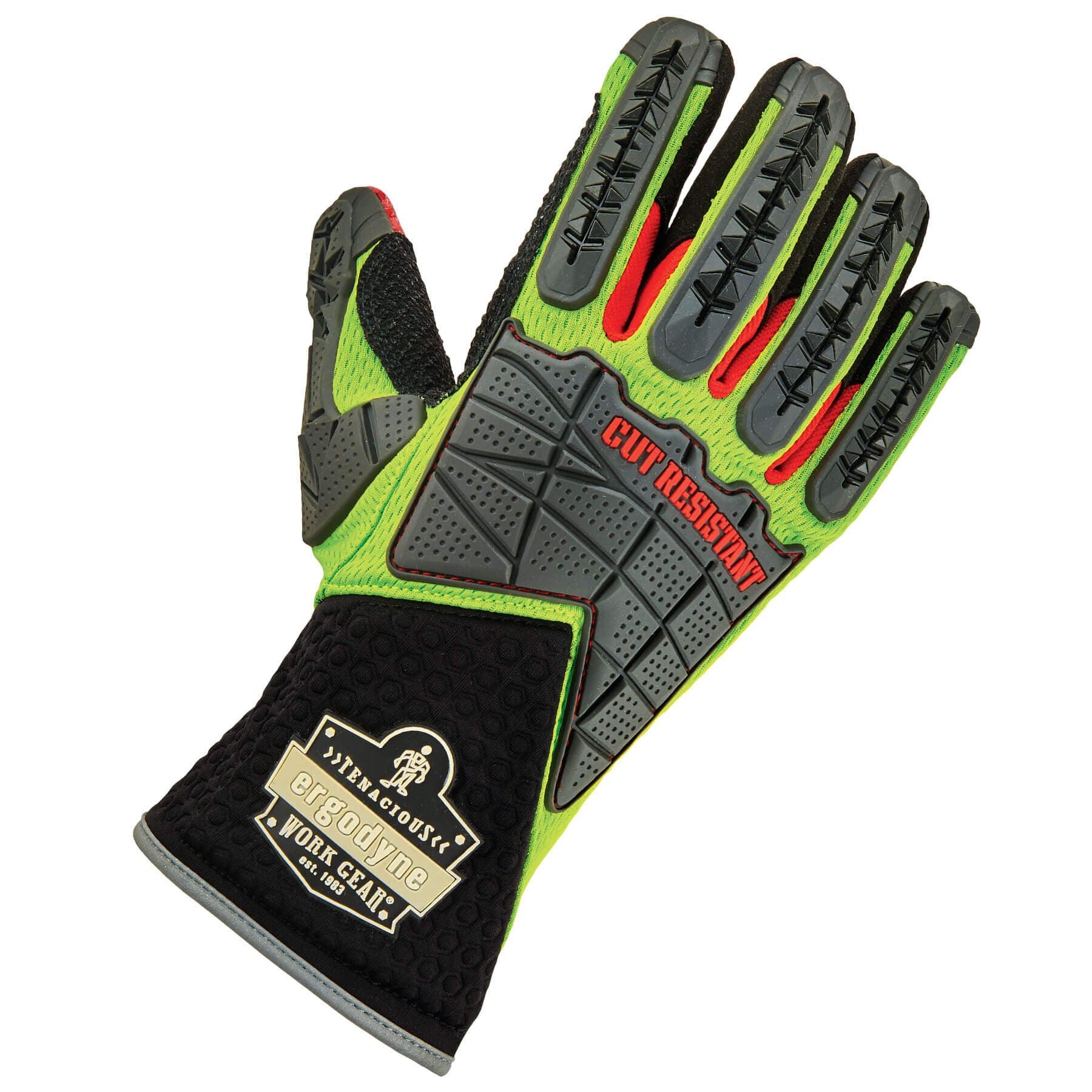 ProFlex 925CR Performance Dorsal Impact-Reducing Gloves + Cut Resistance-eSafety Supplies, Inc