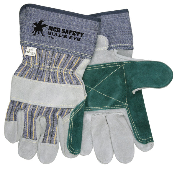 MCR Safety Bullseye Dbl Palm Kevlar Sewn 2.75" Cuff-eSafety Supplies, Inc
