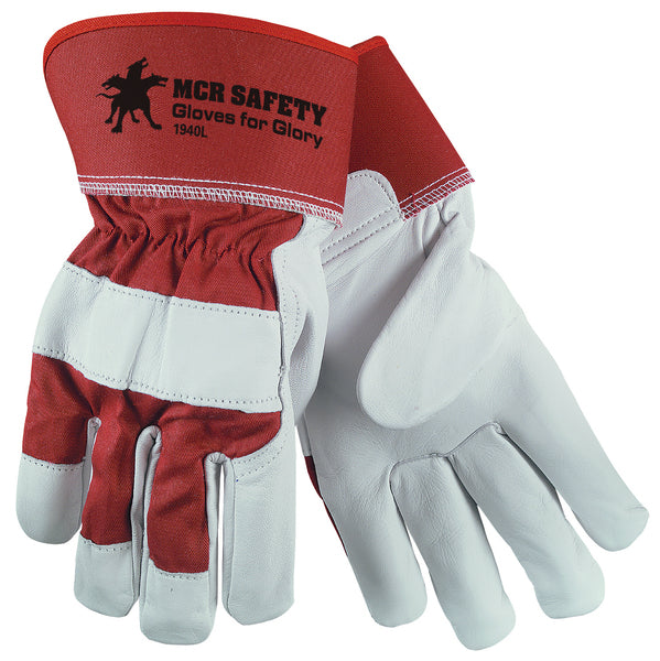 MCR Safety Grain Goat Lthr Palm Safety Cuff-eSafety Supplies, Inc