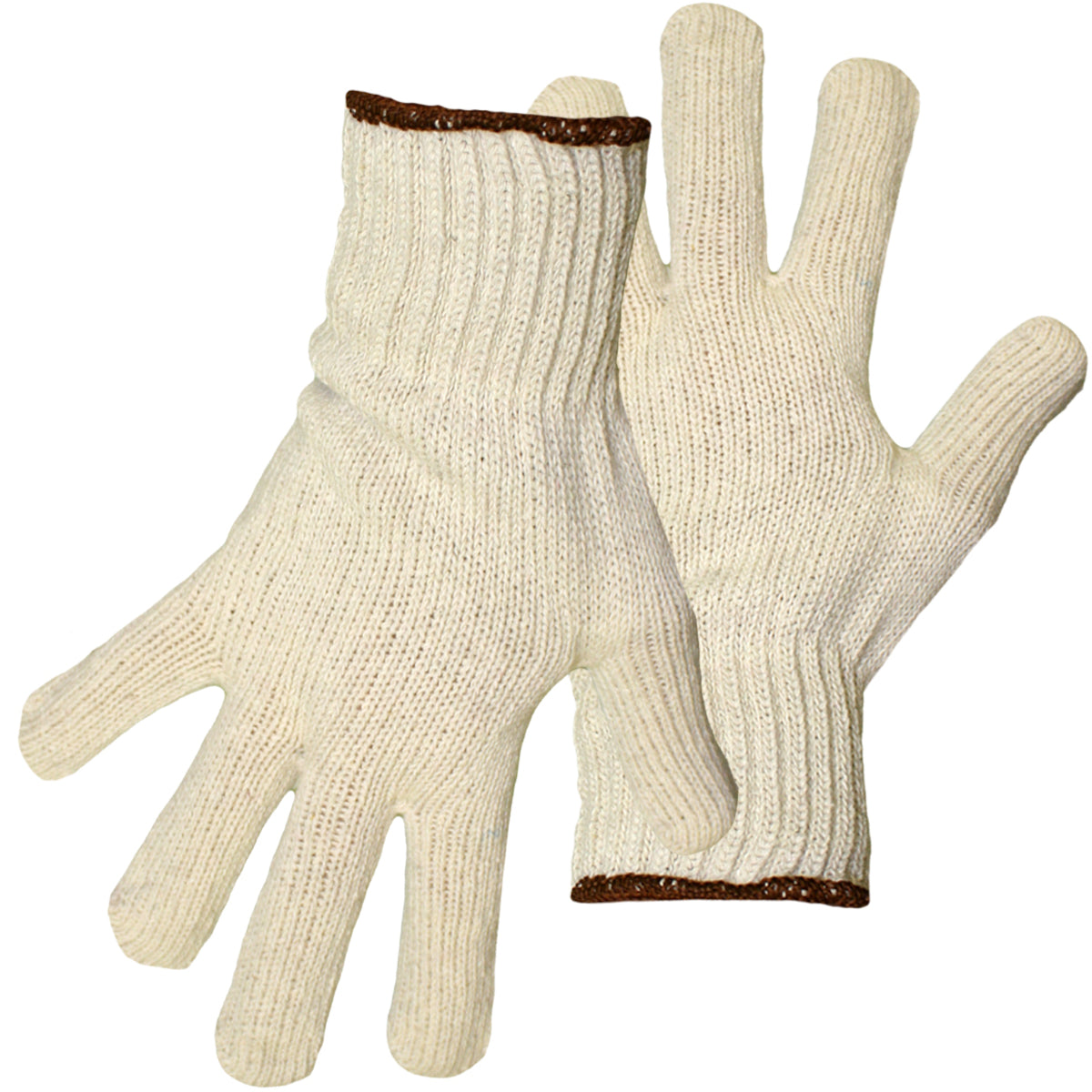 Medium Weight Seamless Knit Cotton Glove - Natural-eSafety Supplies, Inc