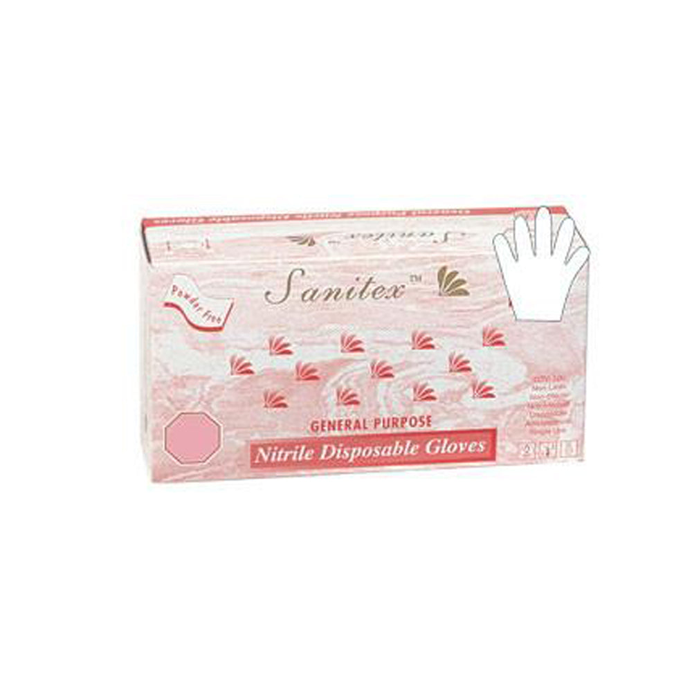 Sanitex - White Nitrile Powder-Free General Purpose Gloves - Case-eSafety Supplies, Inc