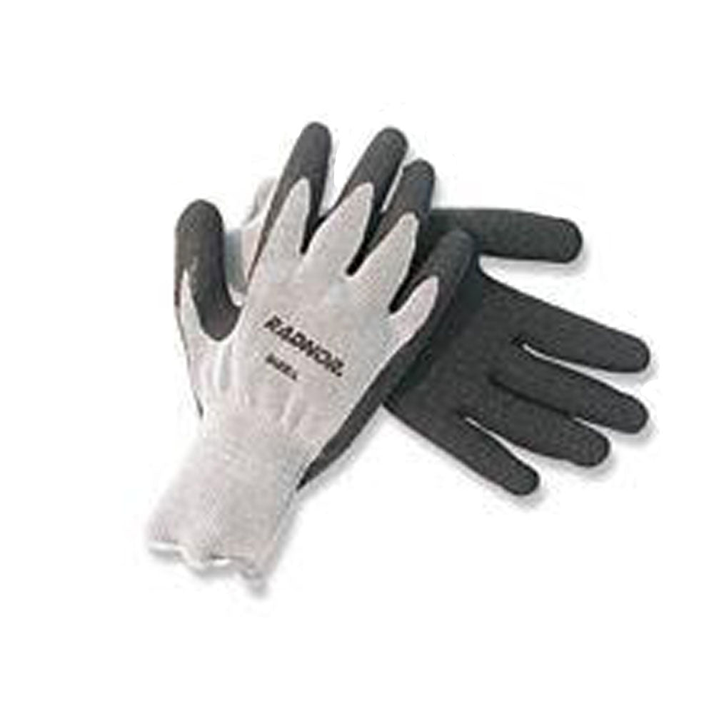 Gray Latex Coated String Gloves-eSafety Supplies, Inc