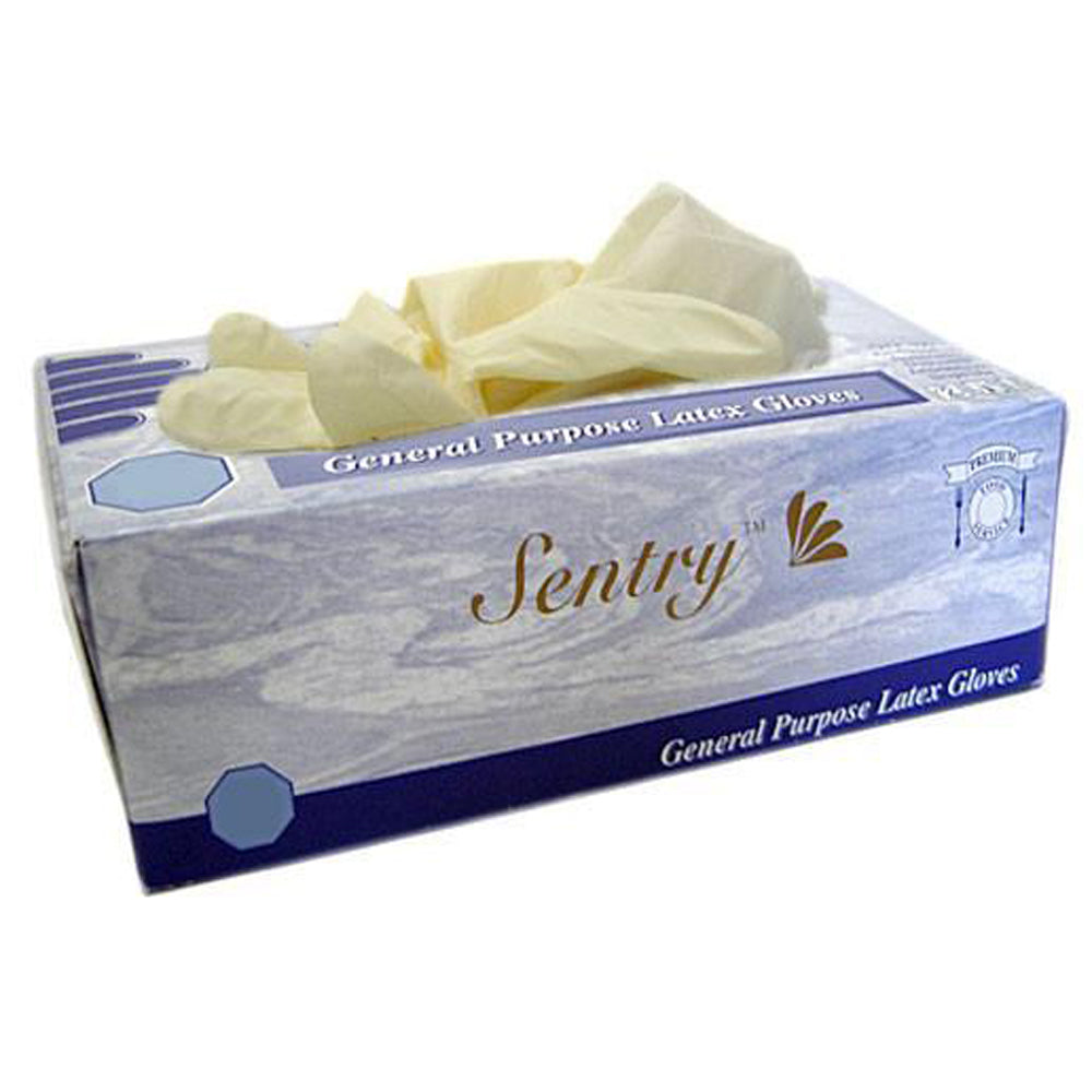 Sentry - Latex Gloves Powdered - Box-eSafety Supplies, Inc