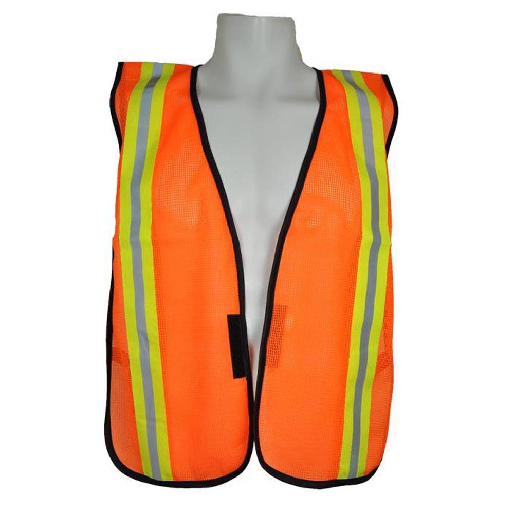 3A Safety All-Purpose Mesh Safety Vest 2" Vertical Stripe