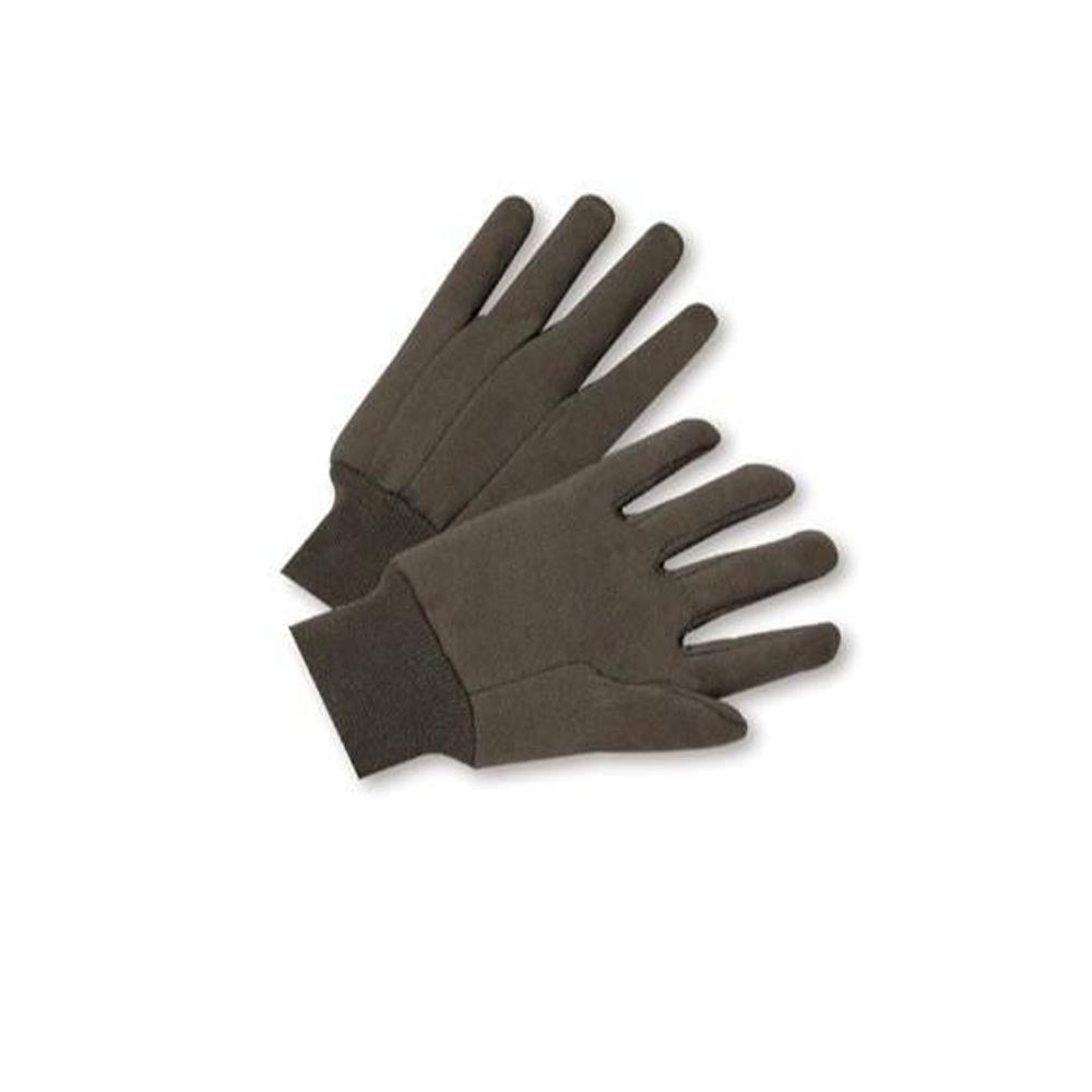 Cotton/Poly Brown Jersey Work Gloves-eSafety Supplies, Inc