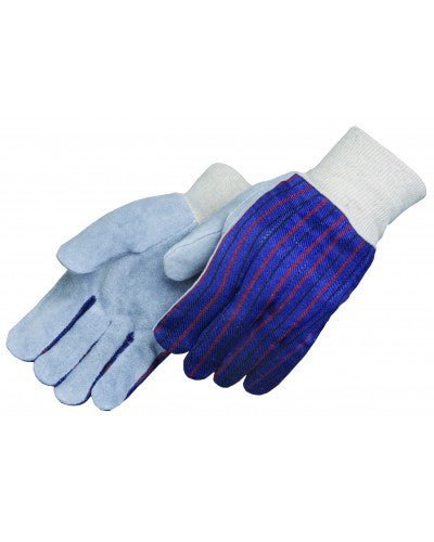 Clute pattern - white knit wrist Gloves - Dozen-eSafety Supplies, Inc