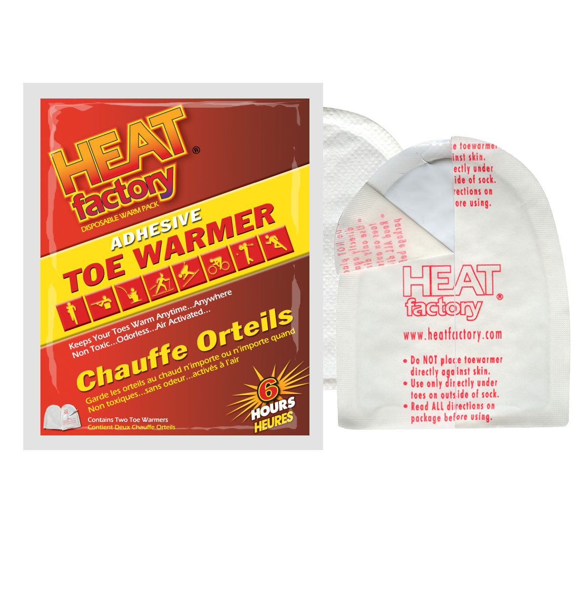 Adhesive Toe Warmers - Pair-eSafety Supplies, Inc