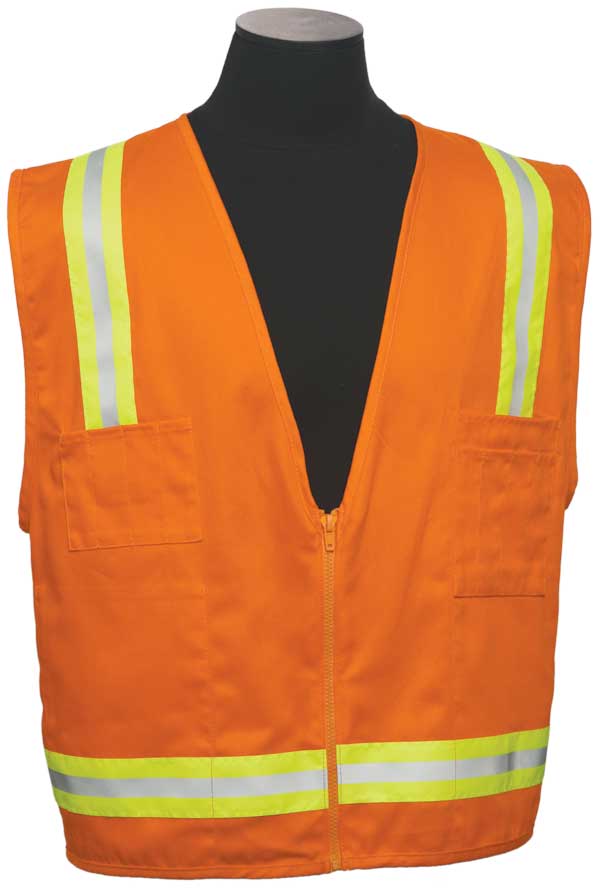 100% Cotton Surveyor's Safety Vest-eSafety Supplies, Inc