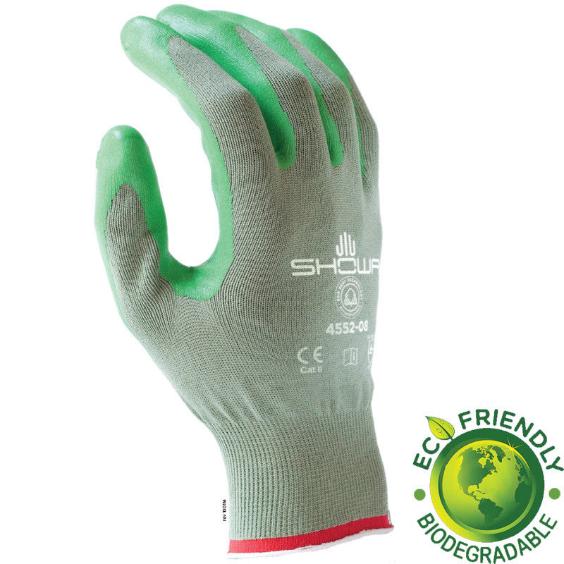 Showa Best - 4225 Biodegradable 15-Gauge Seamless Nitrile Coated Glove - 6 Dozen-eSafety Supplies, Inc