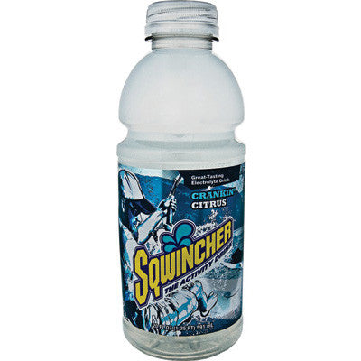 Sqwincher 20 Ounce Fruit Punch Flavor Ready To Drink Bottle Electrolyte Drink (24 Electrolyte Drink Bottles - Pack)