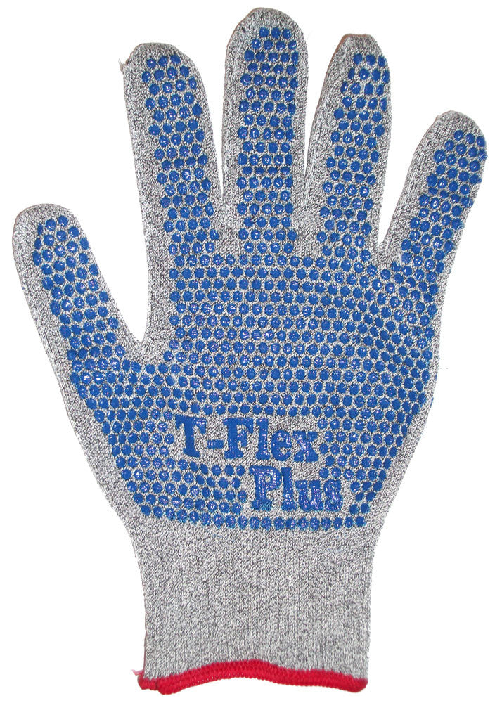 Best T-Flex Plus Dyneema Knit Seamless Cut Resistant Glove With Lycra-Spandex And Thermax Liner and AlphaSan Antimicrobial Treatment - Single Glove