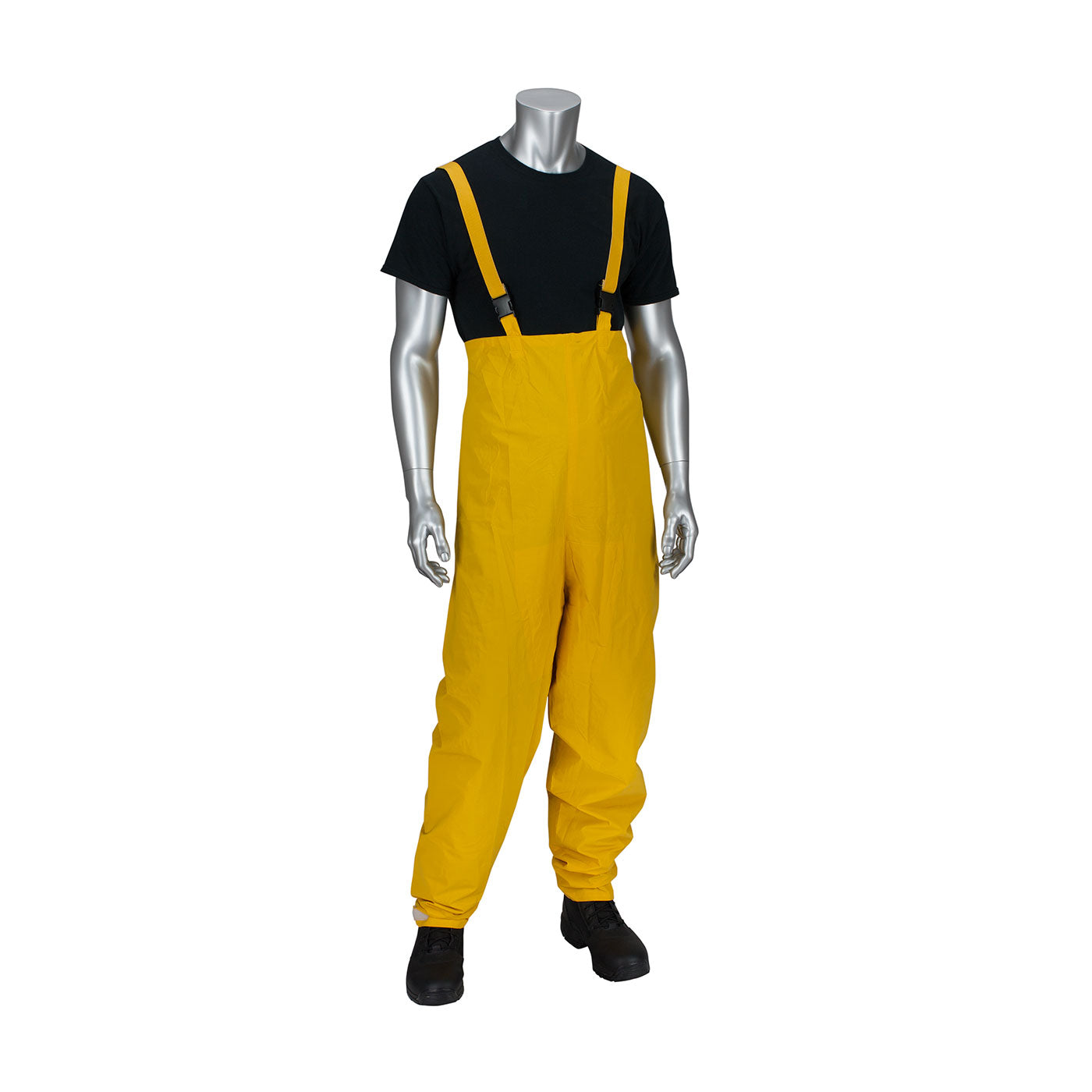 PVC Jacket with Hood and Bib Overalls - 0.35 mm-eSafety Supplies, Inc