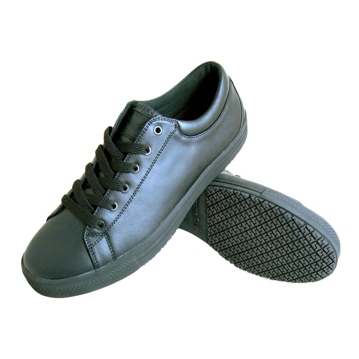 Genuine Grip Footwear- 270 Black Women's Retro Lace-up Shoe-eSafety Supplies, Inc