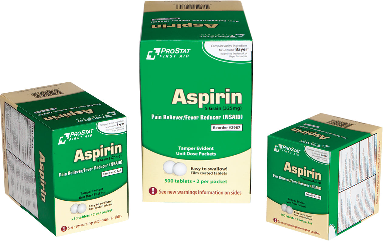 Prostat Aspirin 325mg OTC tablets-eSafety Supplies, Inc