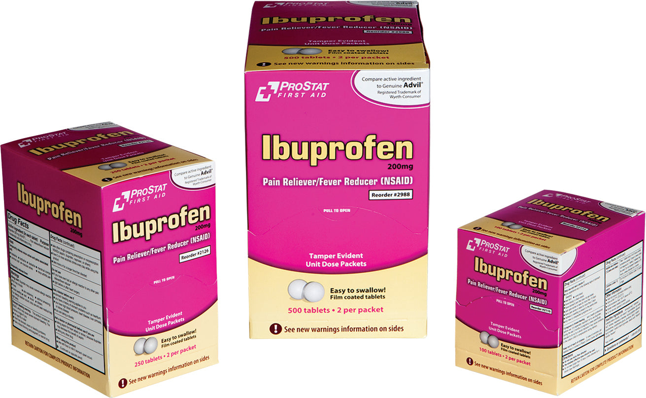 Prostat Ibuprofen 200mg OTC tablets-eSafety Supplies, Inc