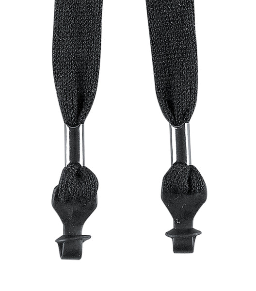 MCR Safety Economy, Black Rubber Loop Ends Lanyard-eSafety Supplies, Inc