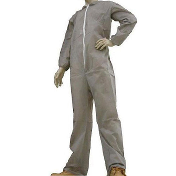 EPIC- Environstar Gray Coverall with Elastic Wrist & Back - Case (25 Suits)-eSafety Supplies, Inc