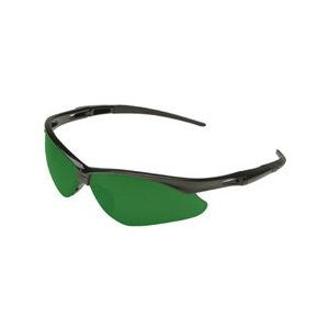 Jackson Nemesis Safety Glasses Black Frame - Green Lens-eSafety Supplies, Inc