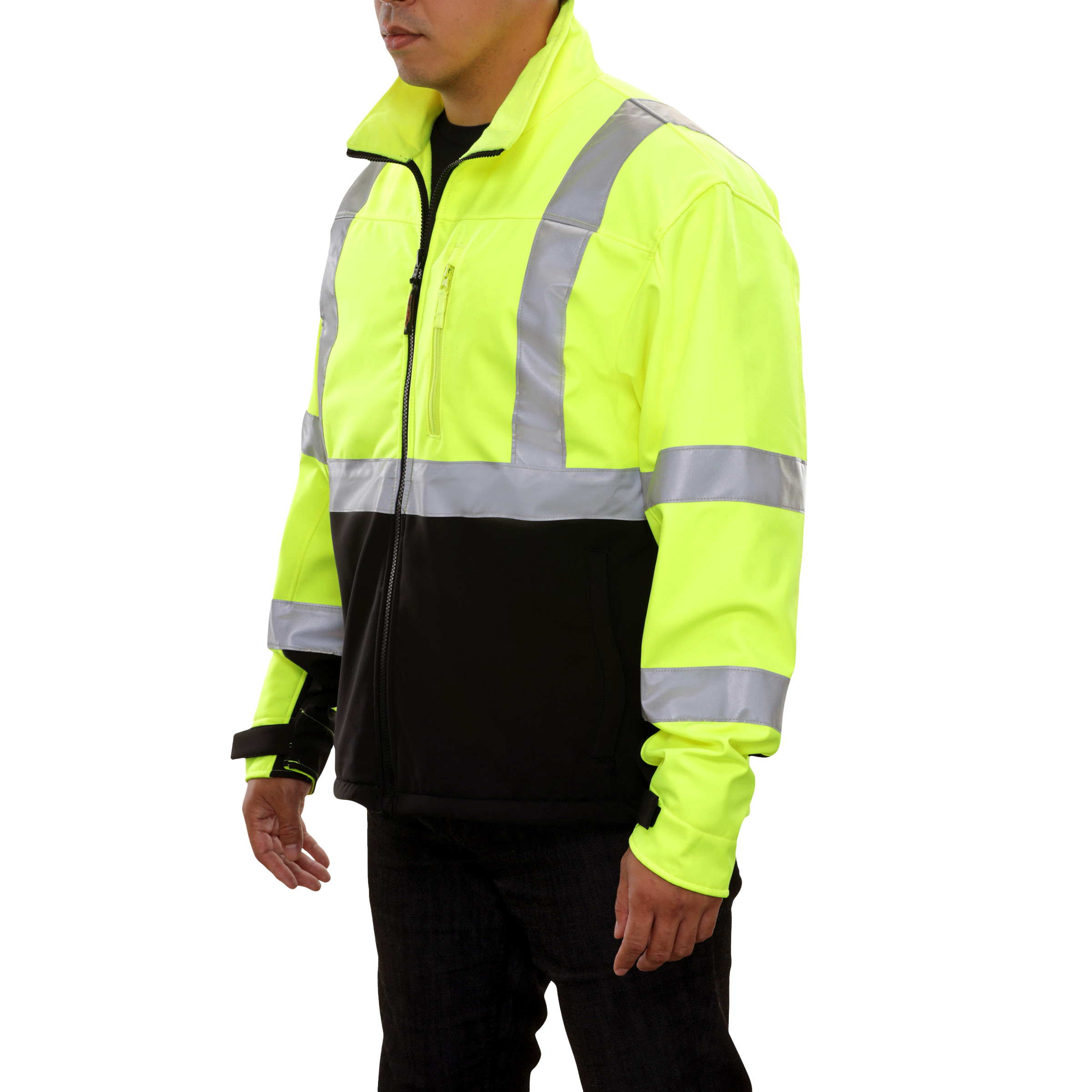 Safety Jacket Hi Vis Soft Shell Water Resistant-eSafety Supplies, Inc