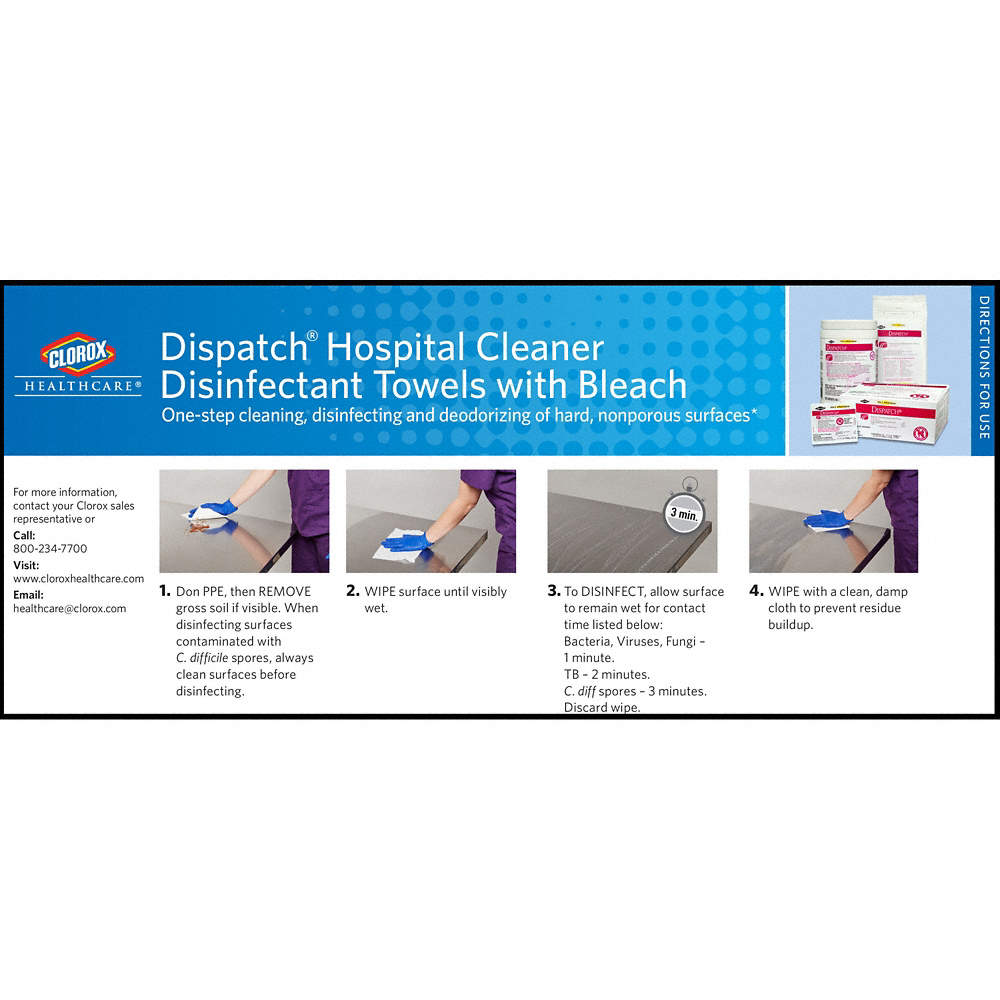 Dispatch Disinfecting and Sanitizing Wipes-eSafety Supplies, Inc