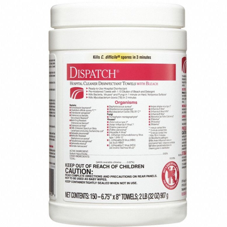 Dispatch Disinfecting and Sanitizing Wipes-eSafety Supplies, Inc