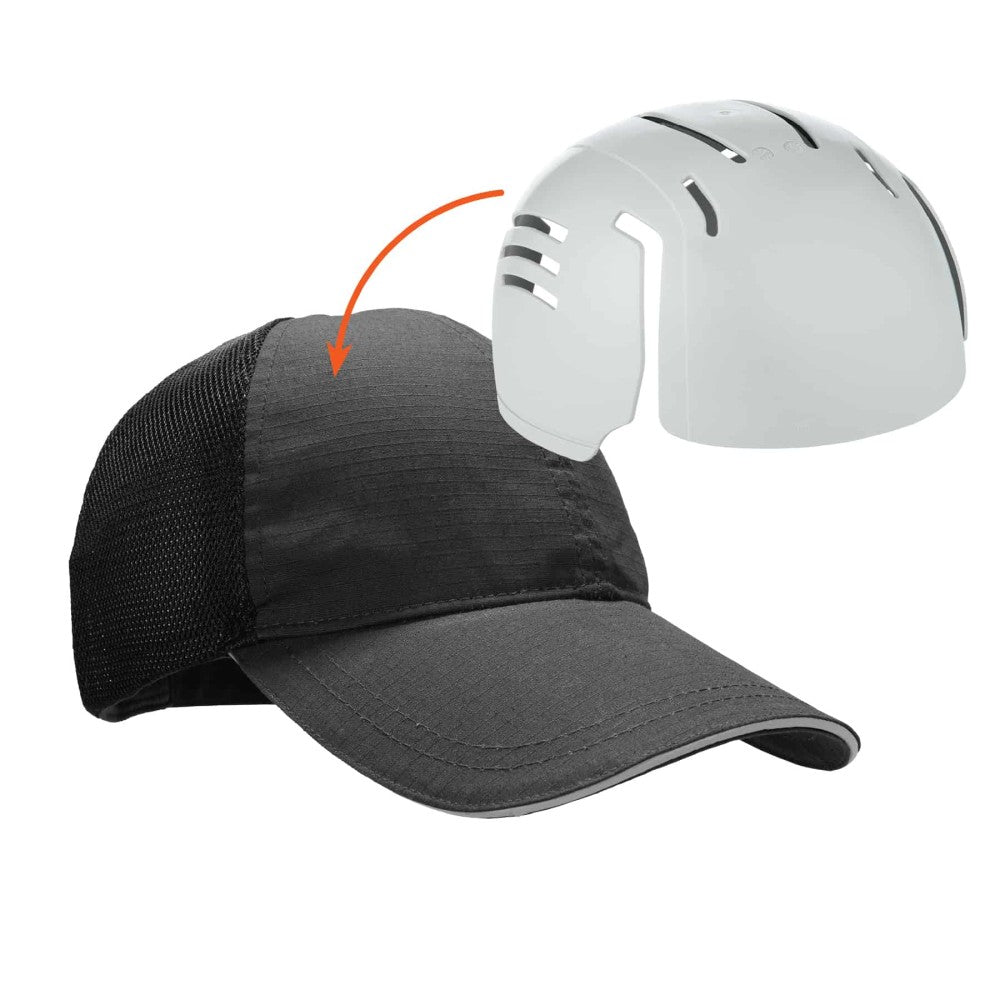 Skullerz 8946 Standard Baseball Cap + Bump Cap Insert-eSafety Supplies, Inc