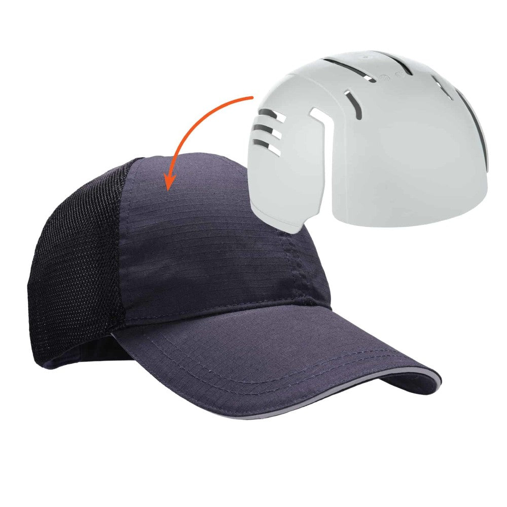 Skullerz 8946 Standard Baseball Cap + Bump Cap Insert-eSafety Supplies, Inc