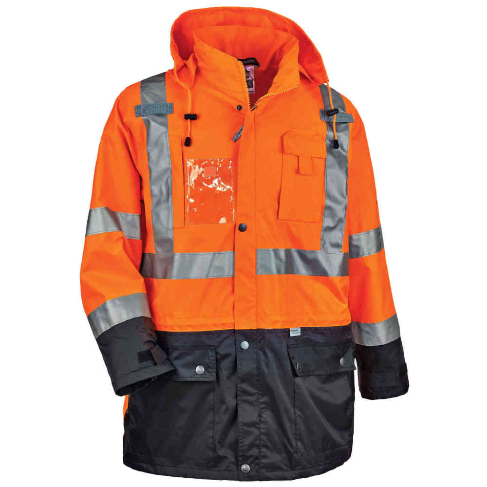 GloWear 8386 High Visibility Jacket - Type R Class 3 Outer Shell-eSafety Supplies, Inc