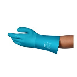 Ansell Tec 04-002 Knitted Liner With Fleece Chemical Resistant Gloves