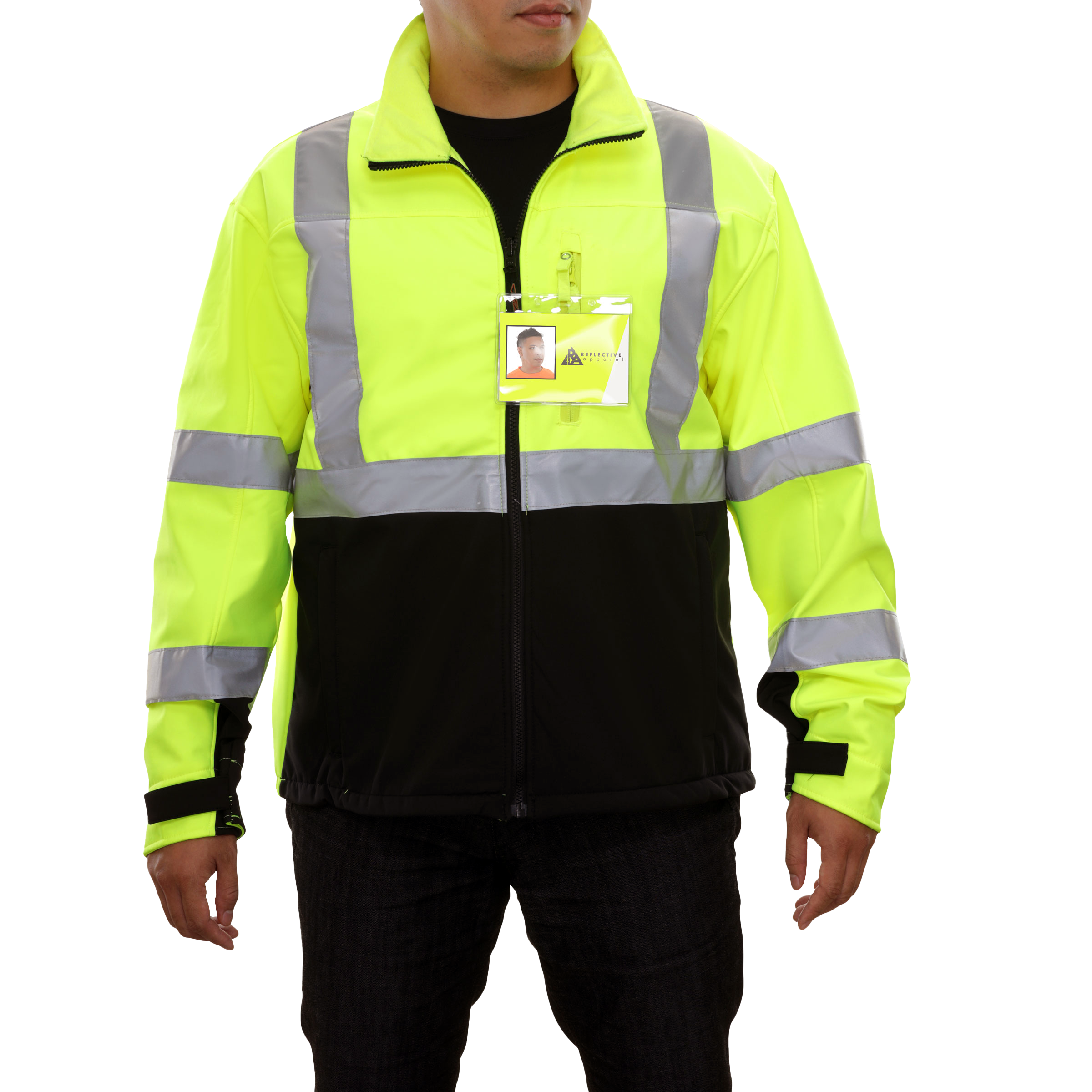 Safety Jacket Hi Vis Soft Shell Water Resistant-eSafety Supplies, Inc